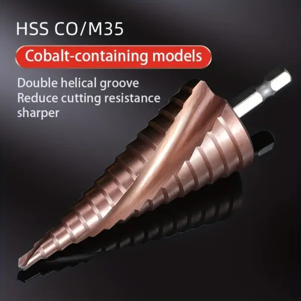 M35 Cobalt Step Drill Bit Set for Metalworking - Image 6