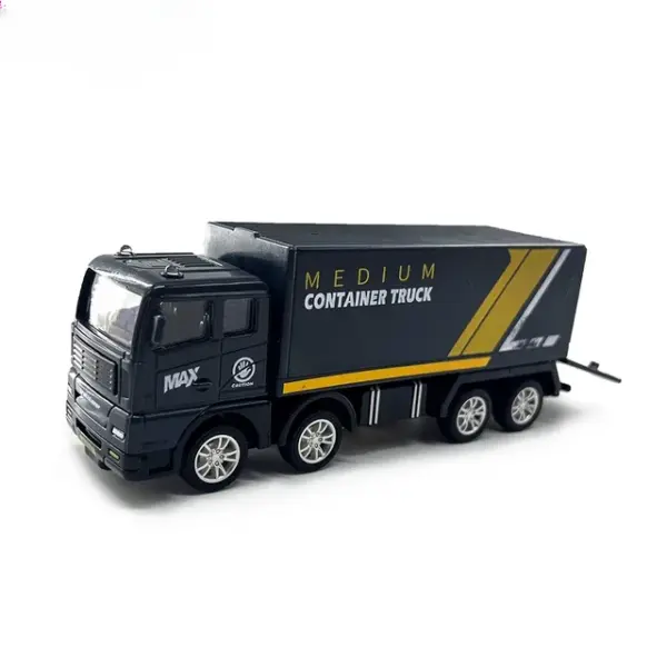 Pull Back Container Truck Model Toy 1:32 Scale - Image 8