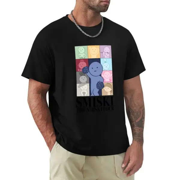 Smiski Eras Cotton T-Shirt for Unisex - Image 2