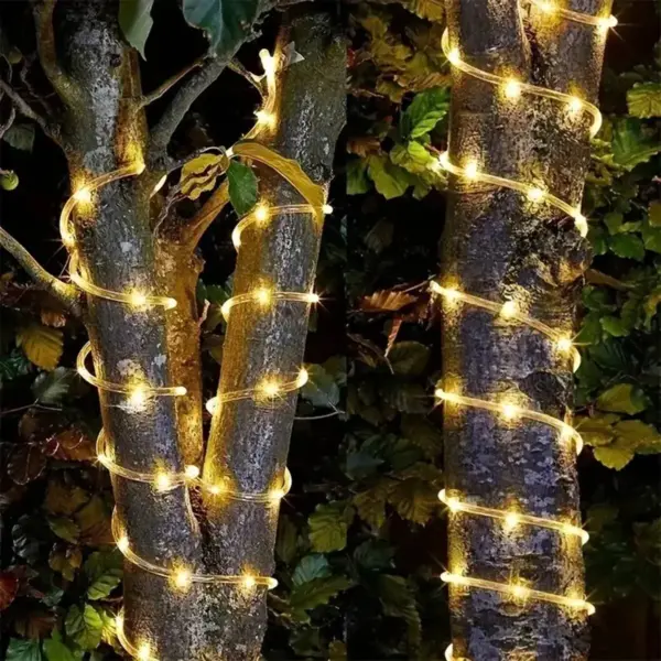 50 LED Solar Tube String Lights 5M Waterproof - Image 2