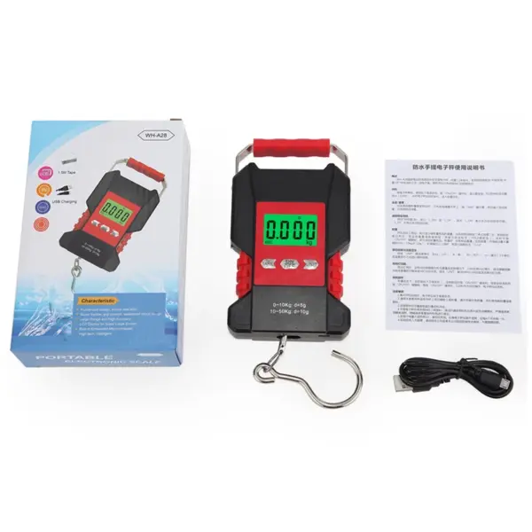 50kg Waterproof Digital Hanging Hook Scale - Image 7