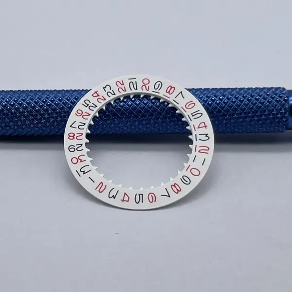 NH35 Date Wheel Disc Red-Black Design - Image 3