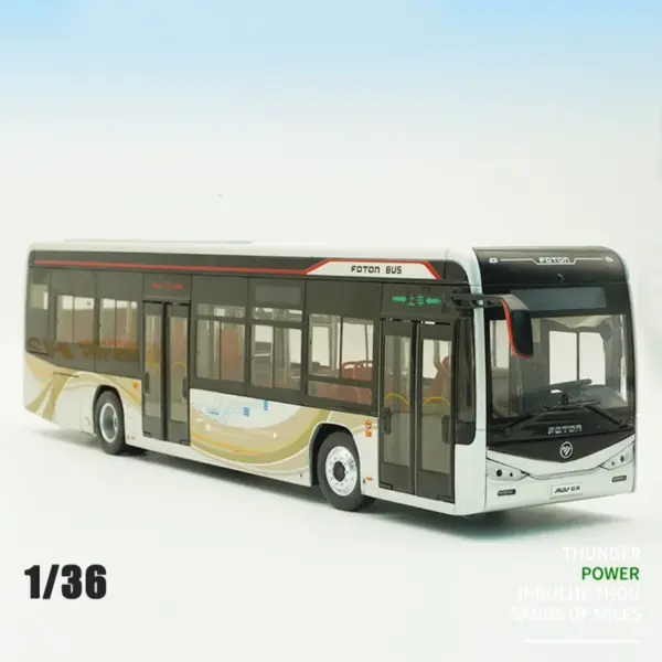 1:36 Scale Foton AUV Diecast Bus Model