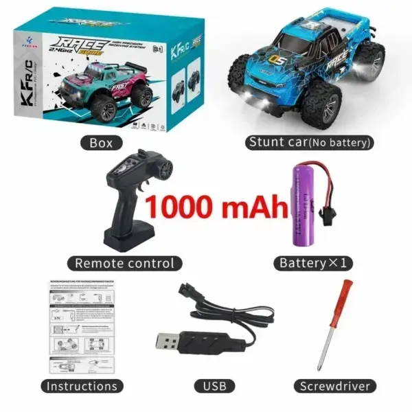 1:16 High-Speed Off-Road RC Car with LEDs - Image 9