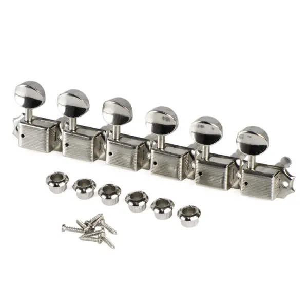 Nickel Silver 6-in-line Guitar Tuning Pegs