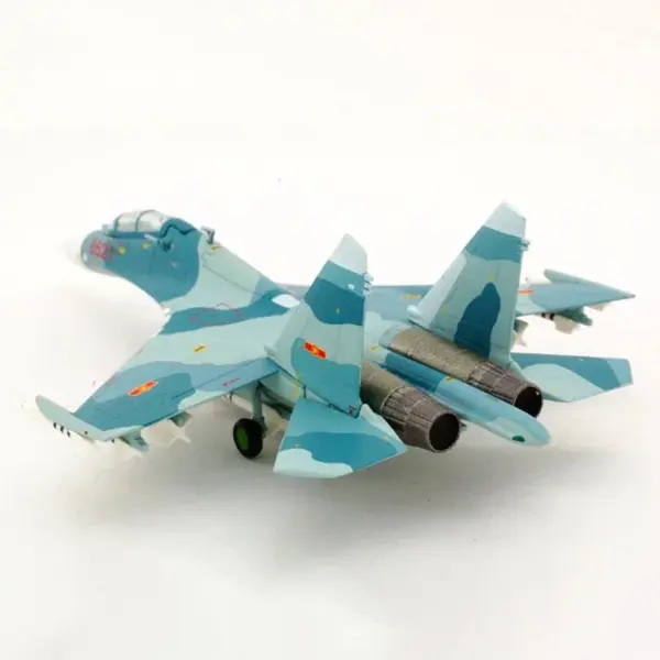 Diecast 1:200 Scale SU-27 Fighter Model - Image 2