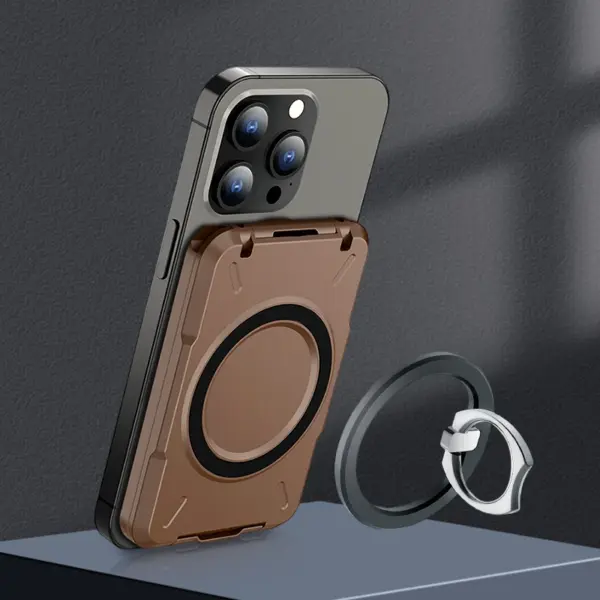 Magnetic Wallet and Phone Ring Holder for iPhone - Image 11