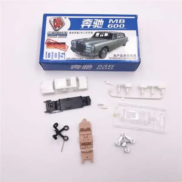 1/87 Scale Assembled Plastic Car Model - Image 8