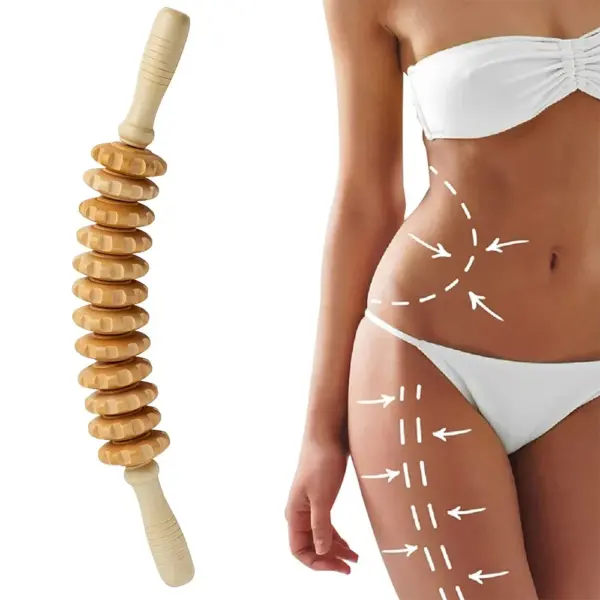 Wooden Massage Roller for Cellulite Relief - Image 7