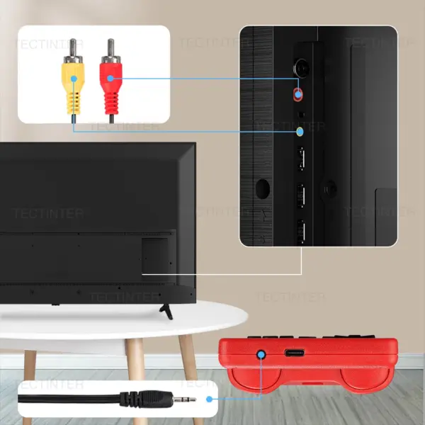 6000 Games Handheld Game Console with AV Output - Image 6