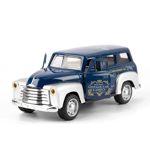 1:32 Alloy Chevrolet School Bus Model Toy - Image 7
