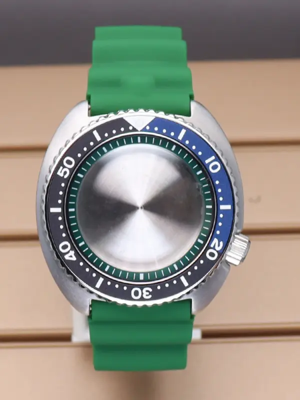 45mm Silver SKX Watch Case for Seiko NH35/NH36 - Image 25