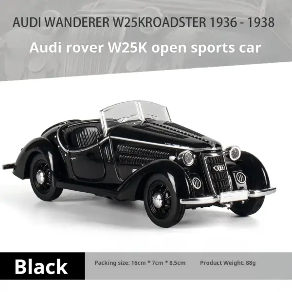 1:32 Scale Audi Classic Pull Back Toy Car - Image 4