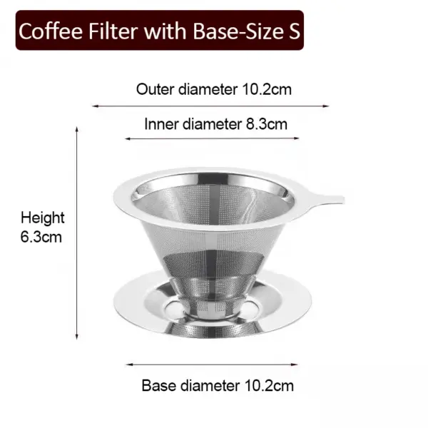 Double Layer Stainless Steel Coffee Filter - Image 11