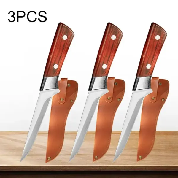 Stainless Steel Professional Boning Kitchen Knife - Image 7