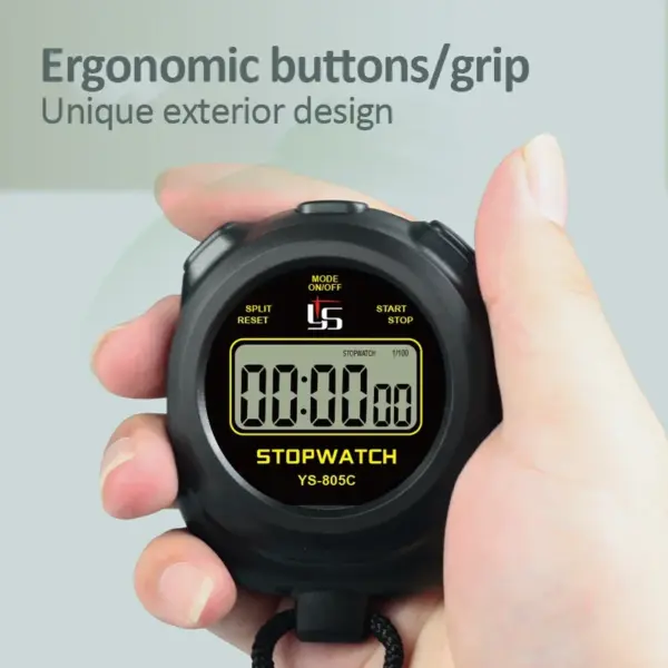 Waterproof Digital Stopwatch 0.01s Accuracy - Image 4