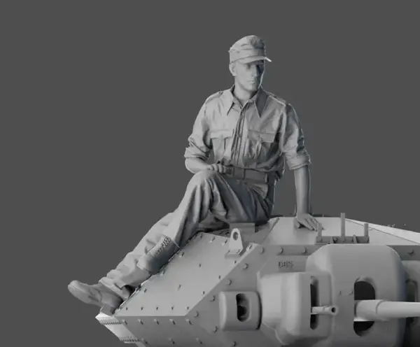 1/35 British Cruiser Tank MK.VI & German Crusader Model Kit - Image 5
