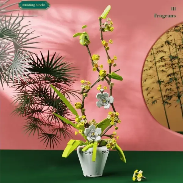 DIY Flower Building Block Set 430 Pieces - Image 6