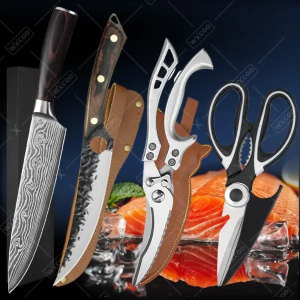 Professional Stainless Steel Chef Knife Set