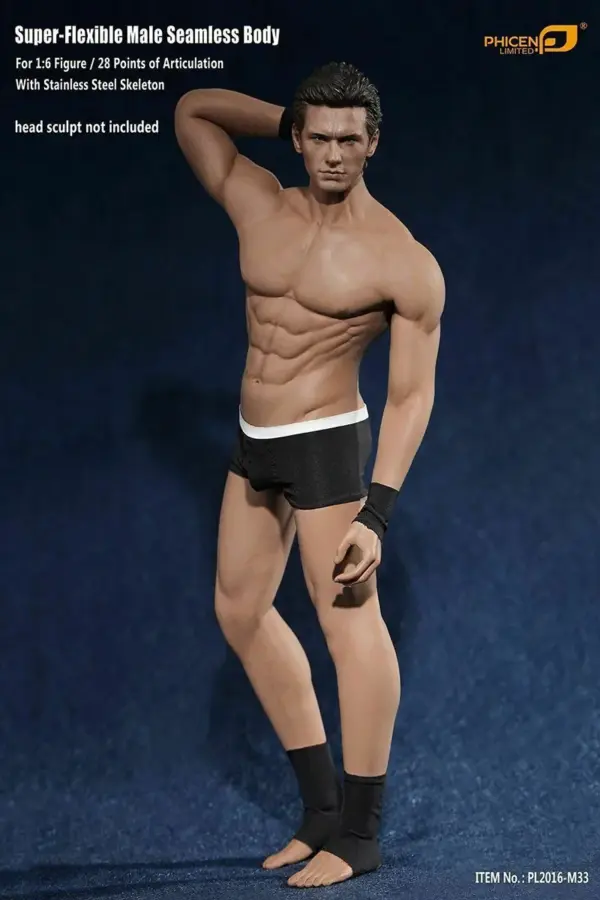 1/6 Seamless Male Doll Body for Action Figures