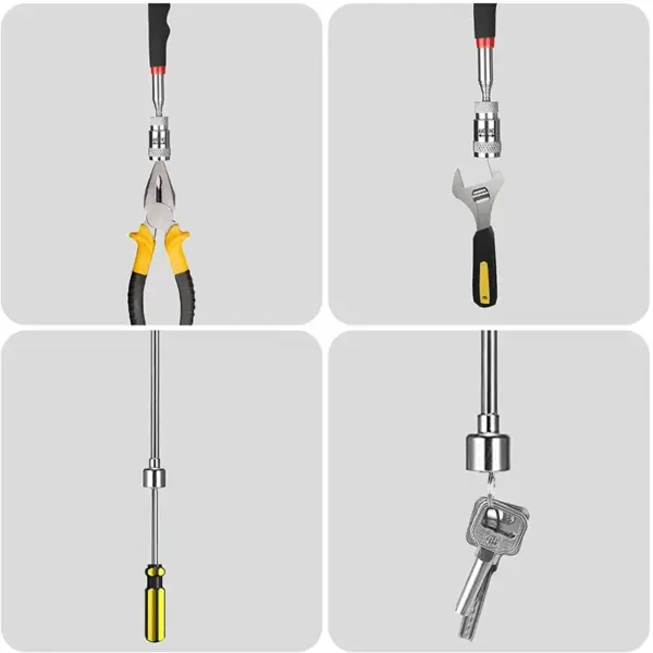Magnetic Telescopic Pick-Up Tool with LED Light - Image 6