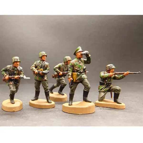 1/72 Scale 5 Resin German Soldier Figures - Image 4