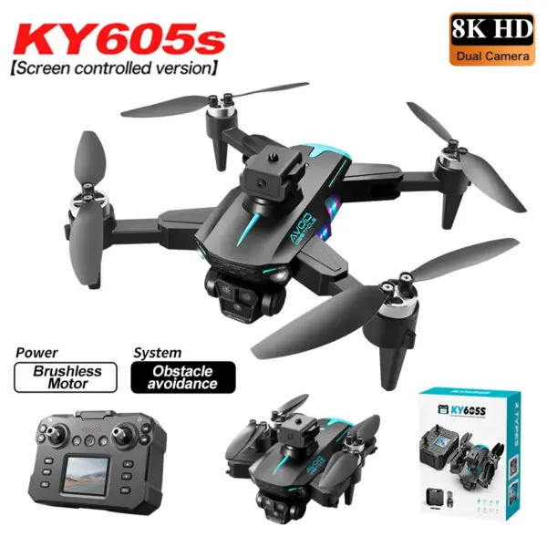 KY605S 8K Drone with 360 Obstacle Avoidance