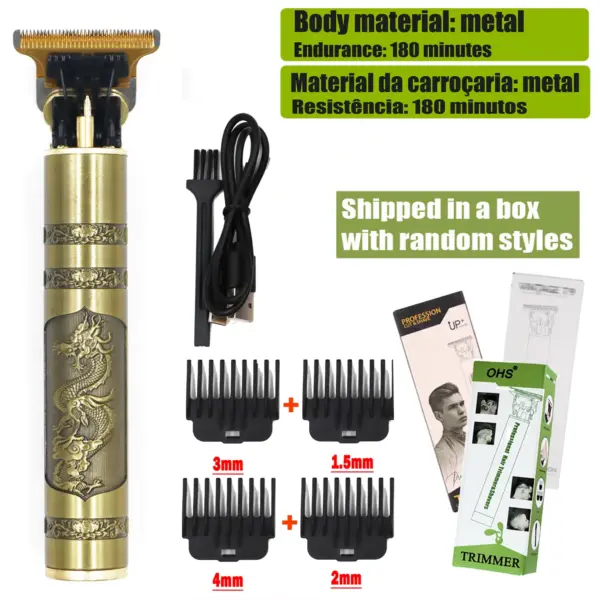 OHS T9 Hair Clipper Rechargeable Trimmer - Image 12