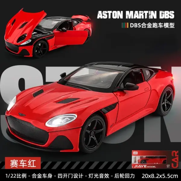 1:24 Aston Martin Superleggera Diecast Car Model - Image 10