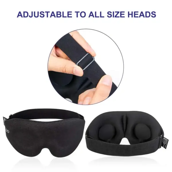 3D Contoured Eye Mask for Sleep - Image 4