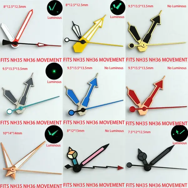 NH35 NH36 Luminous Watch Hands Set - Image 5