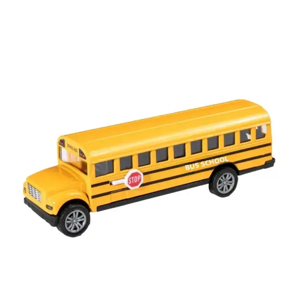 1:36 Scale Alloy School Bus Toy with Sound - Image 5