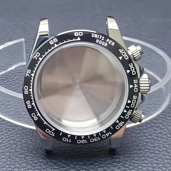 39.3mm Stainless Steel Watch Case for VK63 - Image 4