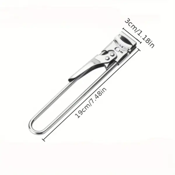Adjustable Stainless Steel Jar and Bottle Opener - Image 2