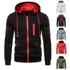 Men's Fleece Lined Winter Hoodie with Zipper