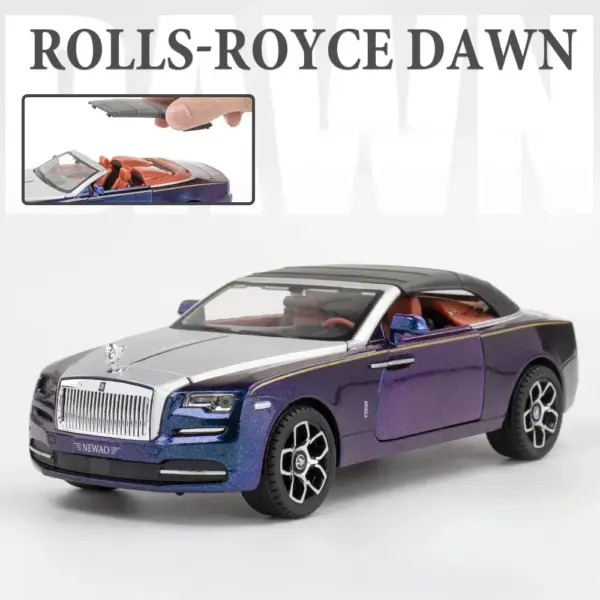 1:24 Alloy Rolls-Royce Dawn Diecast Model Car - Image 10