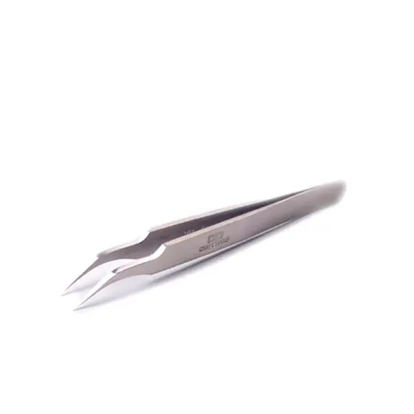 Stainless Steel Angled and Straight Tweezers Set - Image 4