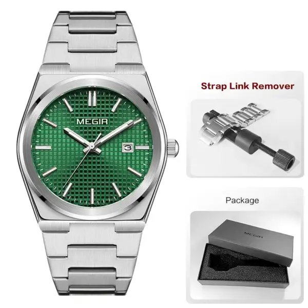 MEGIR MS1086G-2 Analog Quartz Men's Watch - Image 9