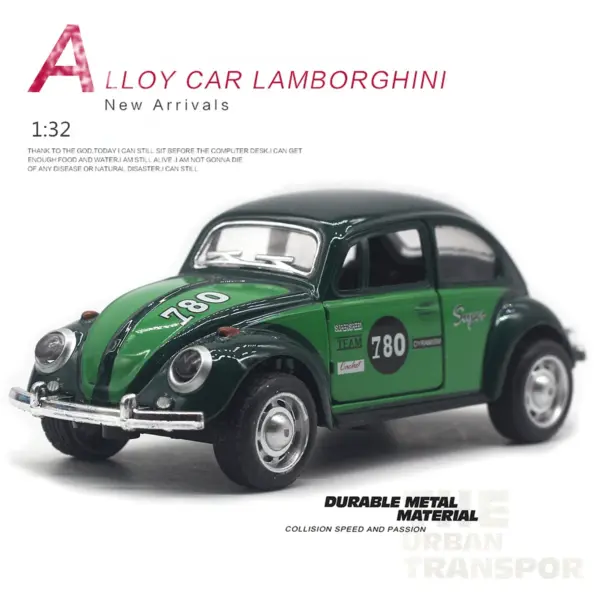 1:32 Scale Volkswagen Beetle Diecast Model - Image 14
