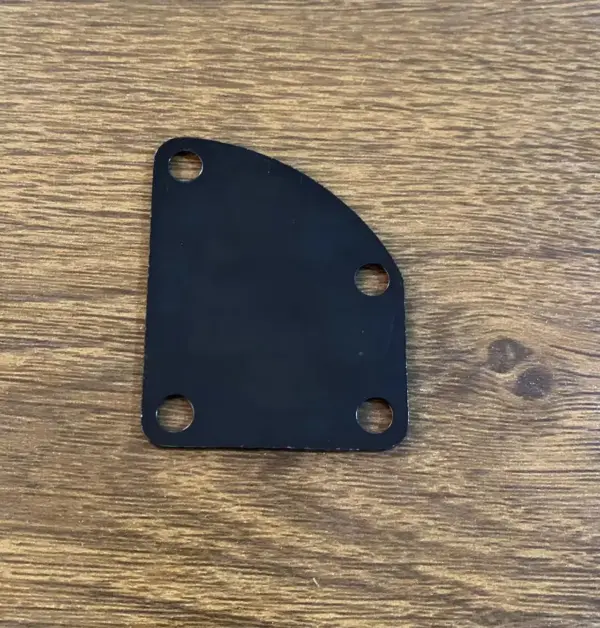 Black Neck Plate for 6-String Electric Guitar - Image 4