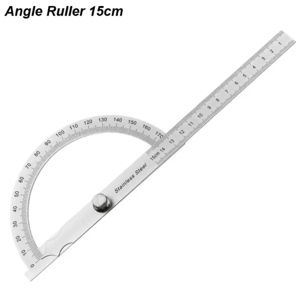 Stainless Steel Angle Meter Protractor Ruler - Image 7