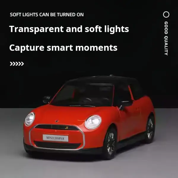 1:28 BMW Mini Cooper Diecast Car Model - Image 4