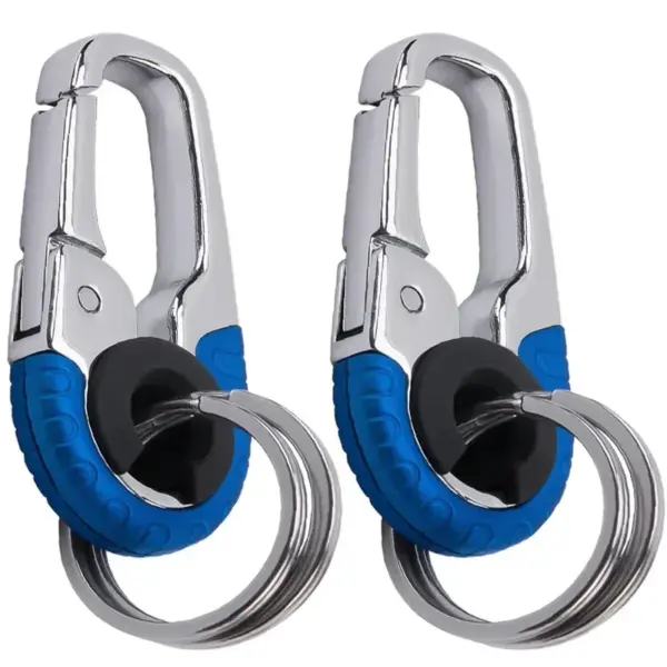Zinc Alloy Car Keychain Ring with Hook - Image 10