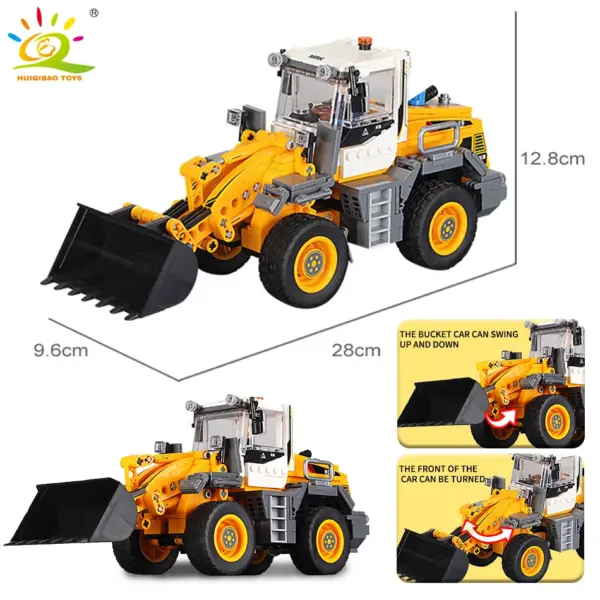 Engineering Truck Building Blocks Set HQB3034 - Image 6