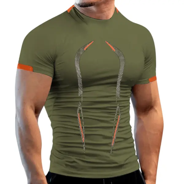 Men's Breathable Quick Dry T-Shirt for Summer - Image 5