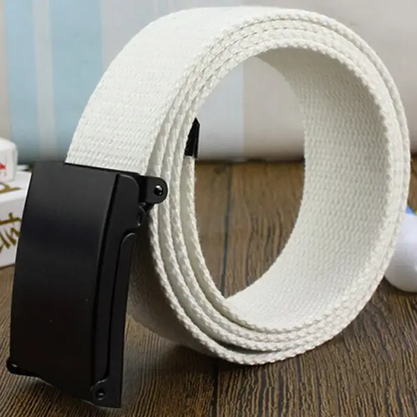 Unisex Nylon Canvas Casual Belt 120cm - Image 11