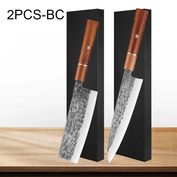 Professional Chef Knife Set with Wooden Handle - Image 14