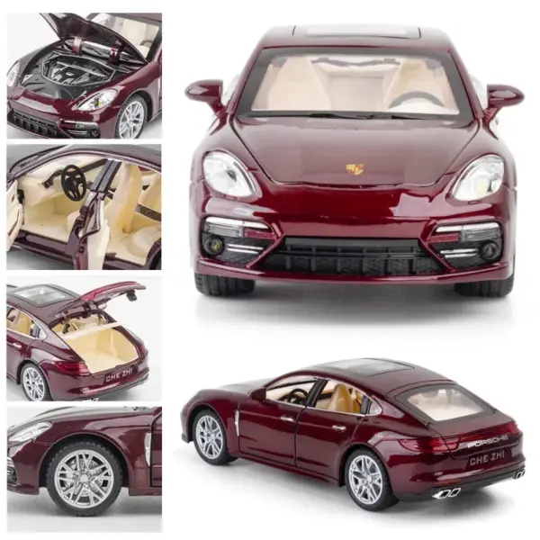 1:24 Diecast Porsche Panamera Toy Car Model - Image 6