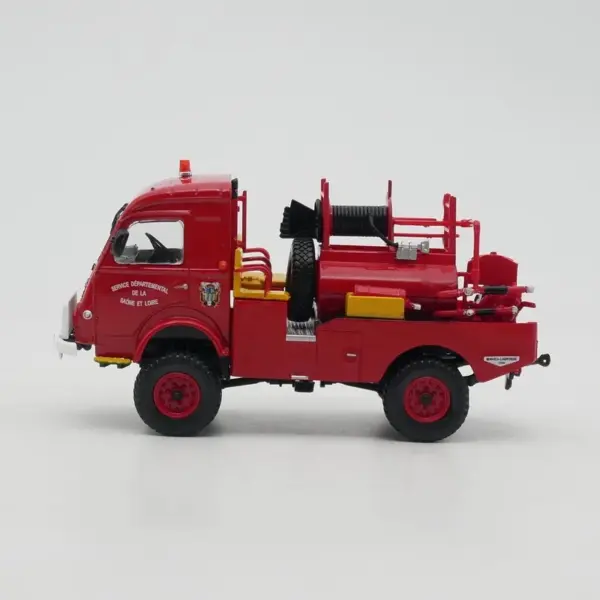 1:43 Scale Alloy French Fire Truck Model - Image 2