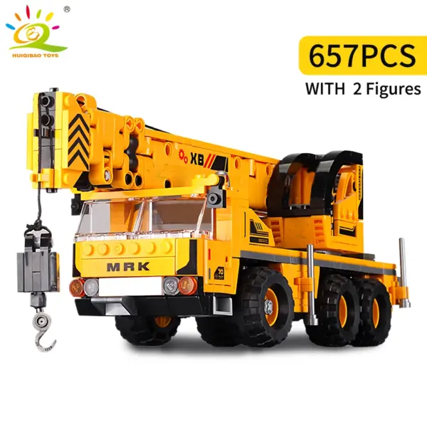 Engineering Truck Building Blocks Set HQB3034 - Image 7